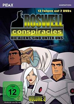 Roswell Conspiracies, Vol. 3 / Weitere 13 Folgen der spannenden Mystery-Science-Fiction-Serie (Pidax Animation) [2 DVDs]