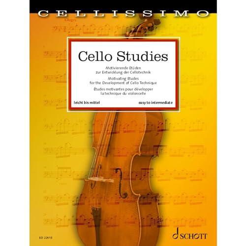 Cello Studies: 120 motivierende Etüden zur Entwicklung der Cellotechnik. Violoncello. (Cellissimo)