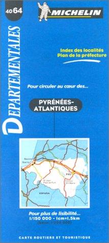 Michelin France Pyrenees-Atlantiques #4064 (Michelin Departmental Maps, Band 4064)