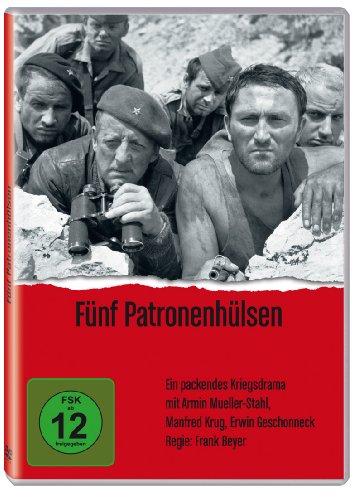 Fünf Patronenhülsen