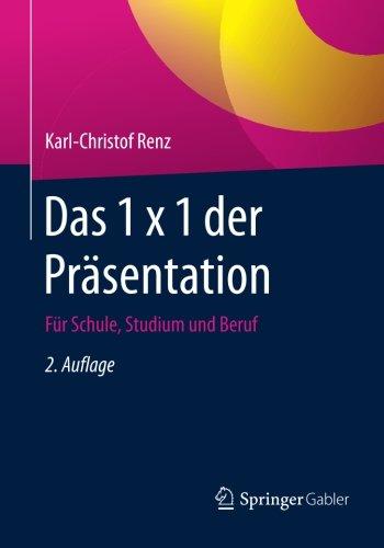 Das 1 x 1 der Präsentation: Für Schule, Studium und Beruf