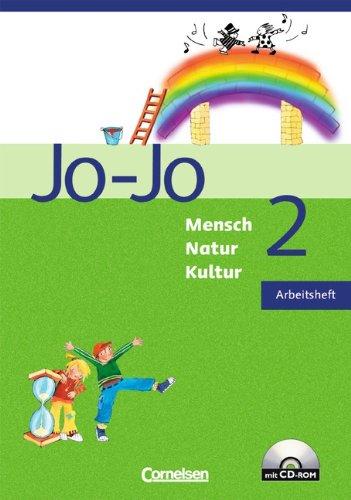 Jo-Jo Mensch - Natur - Kultur - Grundschule Baden-Württemberg: Band 2 - Arbeitsheft mit CD-ROM