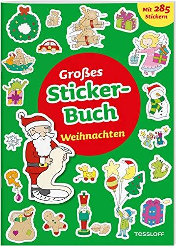 Großes Sticker-Buch. Weihnachten: Mit kleiner Geschichte und 285 Aufklebern