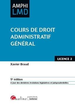 Cours de droit administratif général : licence 2