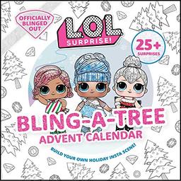 L.O.L. Surprise! Bling-A-Tree Advent Calendar: (L.O.L. Gifts for Girls Aged 6+, Lol Surprise, Trim a Tree, Craft Kit, 25+ Surprises)