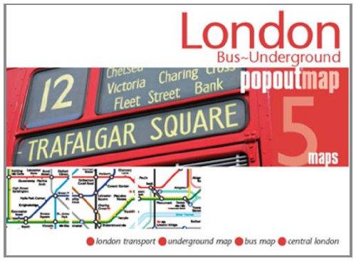 London Bus/underground PopOut Map (Popout Maps)