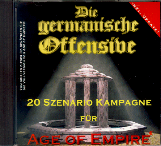 Die germanische Offensive. CASE. CD- ROM. 20 Szenario Kampagne für Age of Empire