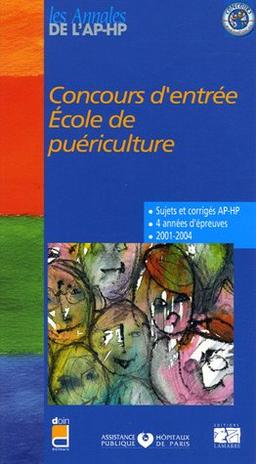 Concours d'entrée, école de puériculture : épreuves de sélection 2001-2004