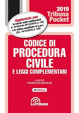 Codice di procedura civile e leggi complementari (Tribuna pocket)