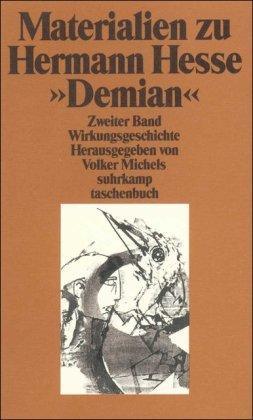 Materialien zu Hermann Hesses »Demian«: Zweiter Band. Die Wirkungsgeschichte in Rezensionen und Aufsätzen (suhrkamp taschenbuch)