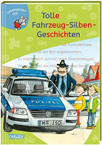 LESEMAUS zum Lesenlernen Sammelbände: Tolle Fahrzeug-Silben-Geschichten: 3er Sammelband: Extra Lesetraining – Lesetexte mit farbiger Silbenmarkierung