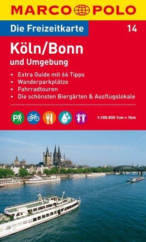 MARCO POLO Freizeitkarte Köln, Bonn und Umgebung 1:100.000