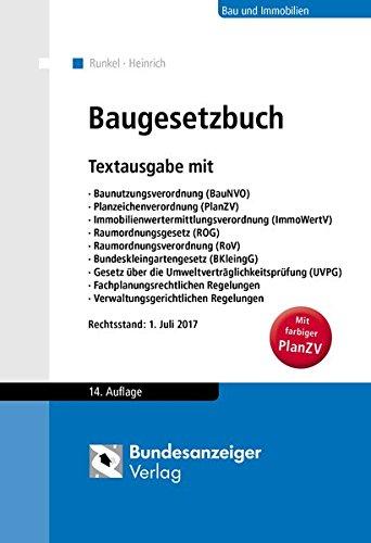 Baugesetzbuch: Textausgabe