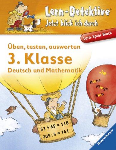 Lern-Spiel-Block: Üben, testen, auswerten (3. Klasse): Deutsch und Mathematik