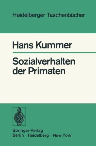 Sozialverhalten der Primaten (Heidelberger Taschenbücher)