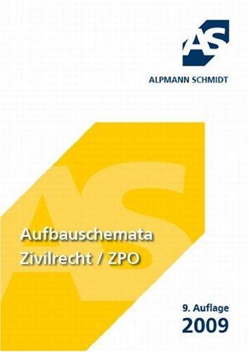 Aufbauschemata Zivilrecht / ZPO: BGB, Zivilprozessrecht, Handelsrecht, Gesellschaftsrecht, Arbeitsrecht, Allgemeines Gleichbehandlungsgesetz