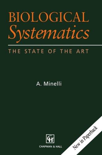 Biological Systematics: The State of the Art