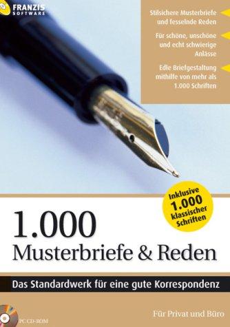 1000 Musterbriefe und Reden