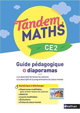 Tandem, maths CE2 : guide pédagogique + diaporamas