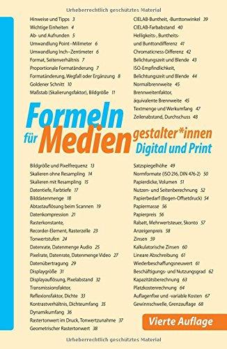 Formeln für Mediengestalter*innen Digital und Print