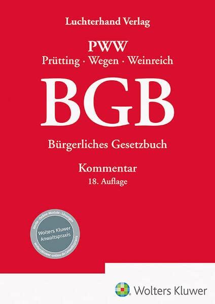 BGB Kommentar: Bürgerliches Gesetzbuch – Kommentar