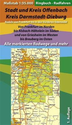 Stadt und Kreis Offenbach / Kreis Darmstadt-Dieburg 1 : 35 000. Radfahren: Radeln von Frankfurt bis in den Vorderen Odenwald. Von Frankfurt im Norden ... im Osten. Alle markierten Radwege und mehr