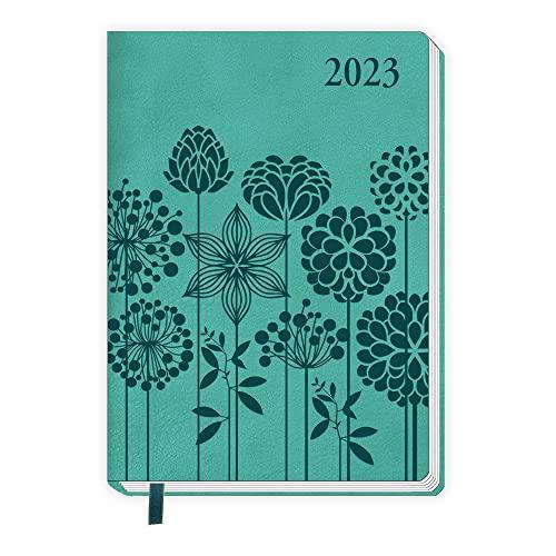 Trötsch Taschenkalender A6 Daily Soft Touch Blumen: Soft Touch Terminkalender