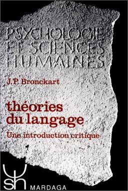 Théories du langage : une introduction critique