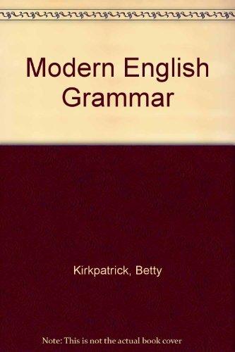 Modern English Grammar