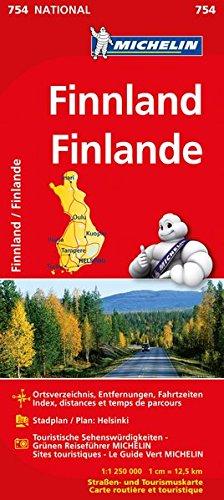 Finnland (Michelin Nationalkarte)