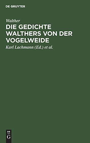 Die Gedichte Walthers von der Vogelweide