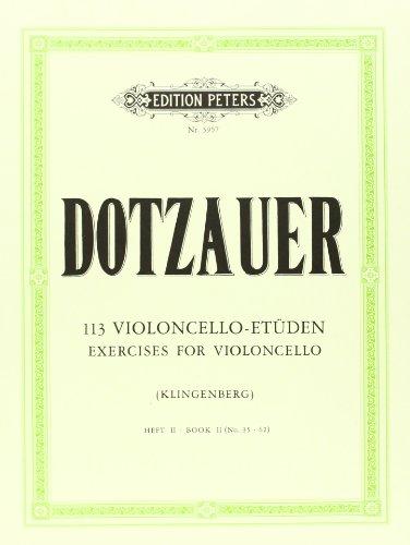 113 Violoncello-Etüden - Heft 2: Nr. 35 - 62