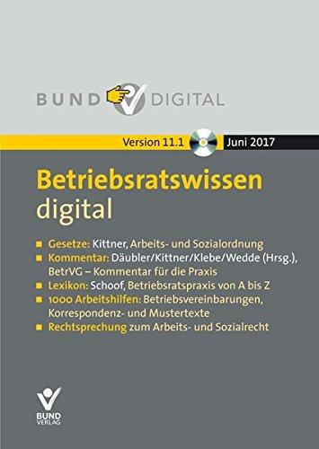 Betriebsratswissen digital 11.1, 1 DVD-ROM