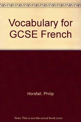 Vocabulary for GCSE French