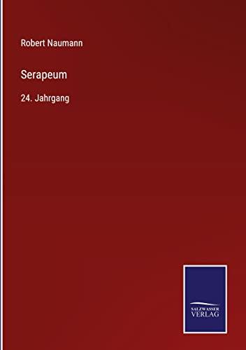 Serapeum: 24. Jahrgang