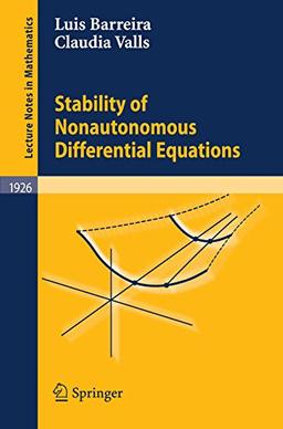 Stability of Nonautonomous Differential Equations (Lecture Notes in Mathematics)