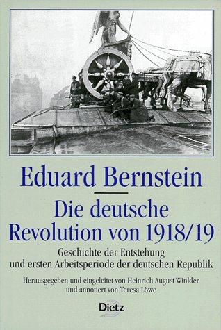 Die deutsche Revolution 1918/19: Geschichte der Entstehung und ersten Arbeitsperiode der deutschen Republik