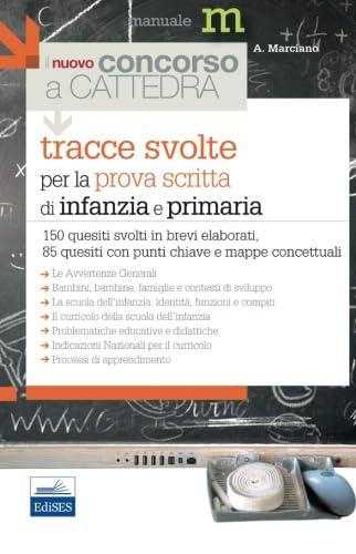 tracce svolte per la prova scritta di infanzia e primaria (Concorso a cattedra)