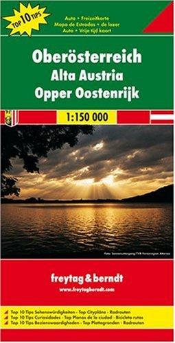 Freytag Berndt Autokarten, Oberösterreich - Maßstab 1:150 000