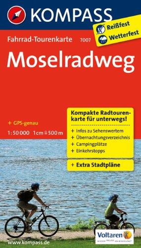 Moselradweg 1 : 50 000: Fahrrad-Tourenkarte. GPS-genau