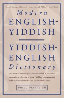 Modern English-Yiddish Dictionary