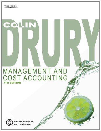 Management and Cost Accounting