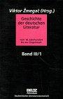 Geschichte der deutschen Literatur vom 18. Jahrhundert bis zur Gegenwart