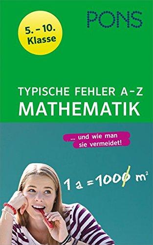 PONS Typische Fehler A bis Z Mathematik