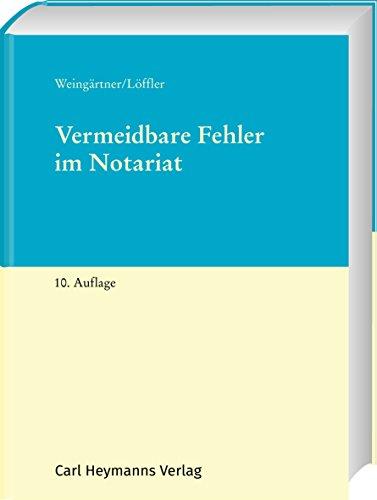 Vermeidbare Fehler im Notariat