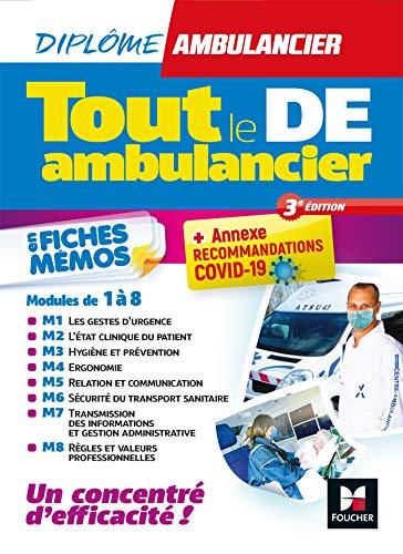 Tout le DE ambulancier : modules 1 à 8 en fiches mémos