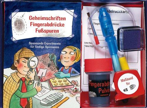 Spürnasen-Experimente: Geheimschriften, Fingerabdrücke, Fußspuren