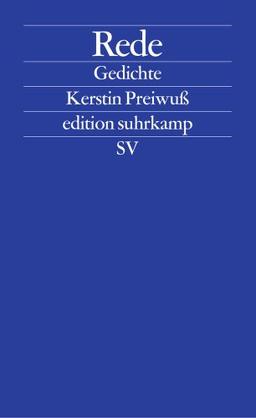 Rede: Gedichte (edition suhrkamp)