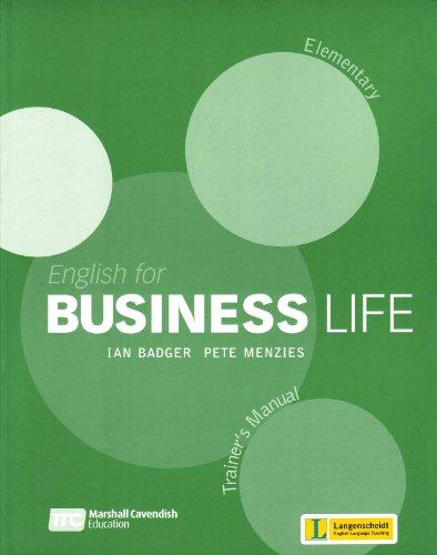 English for Business Life - Elementary - Trainer's Manual