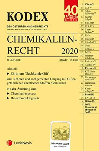 KODEX Chemikalienrecht 2020